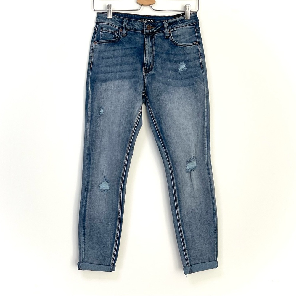 Fashion Nova Sunrise Morning Ankle Jeans size 9